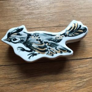 Ceramic Bird Jewelry Box